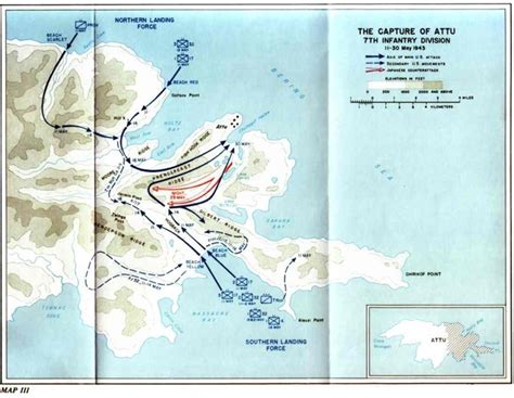 Attu Island Map