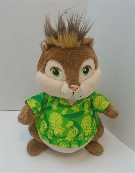 ALVIN AND THE Chipmunks Chipwrecked Theodore Build a Bear 12” Plush ...