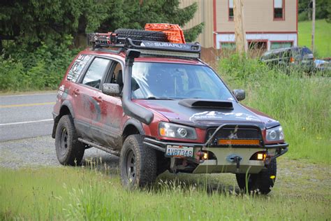 This is my lifted 2005 Forester named Ruby! : r/subaru