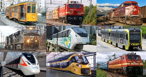 17 Types of Trains and Advantages of Traveling via Train [with Pictures & Names] - Engineering Learn