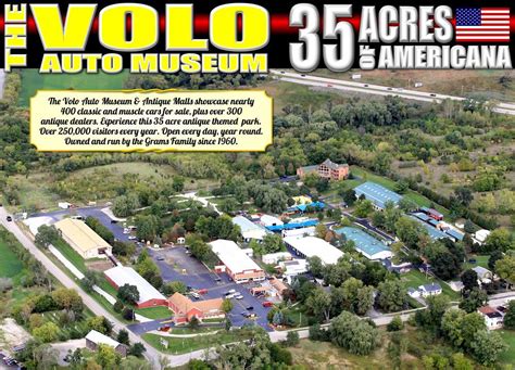 The Volo Auto Museum 35 Acres of America Antique Mall, Cars For Sale ...