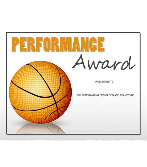 Free Basketball Certificate Templates For Word