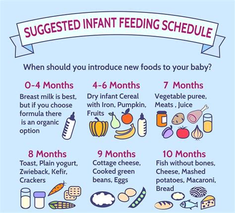 Infant Feeding Schedule