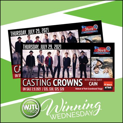 Winning Wednesday, June 23rd – Listen to Win a Pair of Tickets to see ...