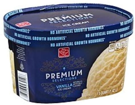 Harris Teeter Vanilla Ice Cream - 1.5 QT, Nutrition Information | Innit