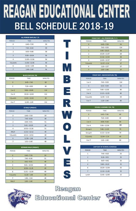 Bell Schedule