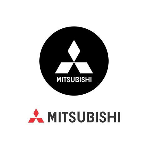 Mitsubishi logo vector on white background 26555338 Vector Art at Vecteezy