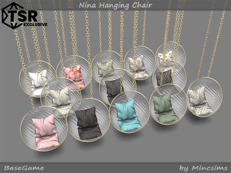 The Sims Resource - Nina Hanging Chair for MediumWall