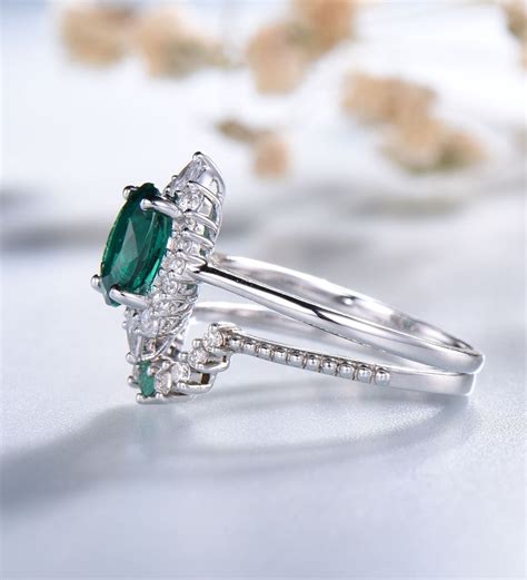 Emerald Ring Emerald Solitaire Ring May Birthstone Emerald - Etsy