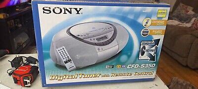 Sony CFD-S350 (CFDS350) CD/Cassette Portable Boombox with Remote NEW IN BOX 272426622160 | eBay