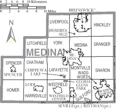 File:Map of Medina County Ohio With Municipal and Township Labels.PNG - Wikimedia Commons