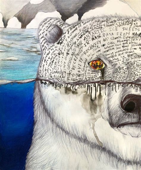 Student Artists On Climate Change and Polar Bears | Bow Seat Ocean Awareness Programs