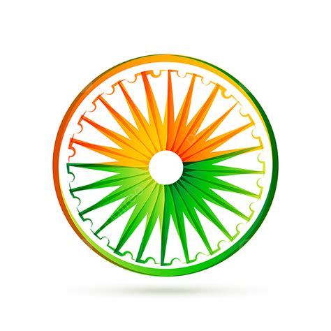 India Flag Clipart PNG Images, Indian Flag Wheel Design With Tri Colors ...