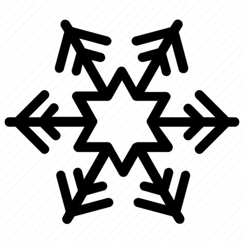 Geometric snowflake, hexagon snowflake, snowflake, snowflake design, snowflake drawing icon