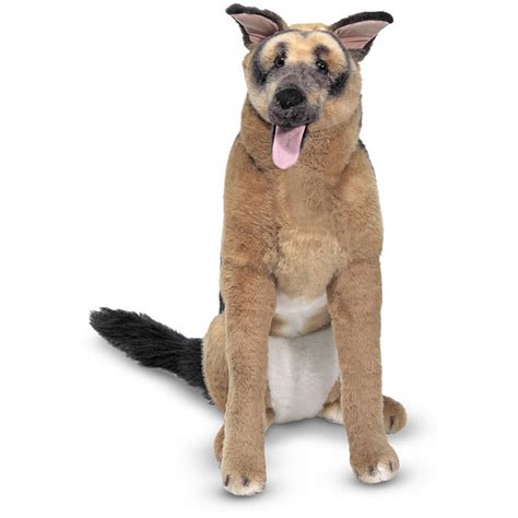 Melissa & Doug Giant German Shepherd - Lifelike Stuffed Animal Dog (over 2 feet tall) - Walmart ...