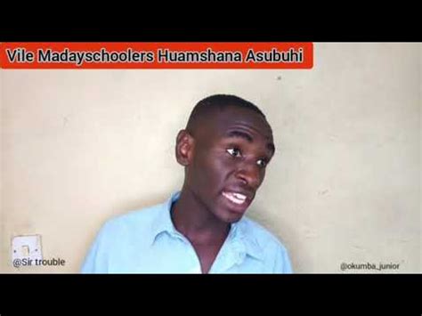 SIR TROUBLE FT OKUMBA JUNIOR COMEDY || HOW DAYSCHOOLERS WAKE UP EACH OTHER WAKIENDA SHULE - YouTube