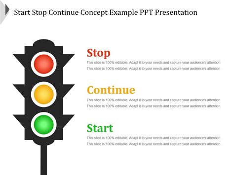 Start Stop Continue Concept Example Ppt Presentation | PowerPoint Slide Templates Download | PPT ...