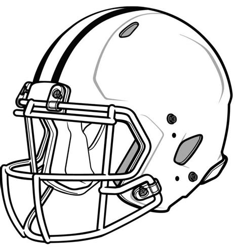 College Football Helmet Coloring Pages - Coloring Home