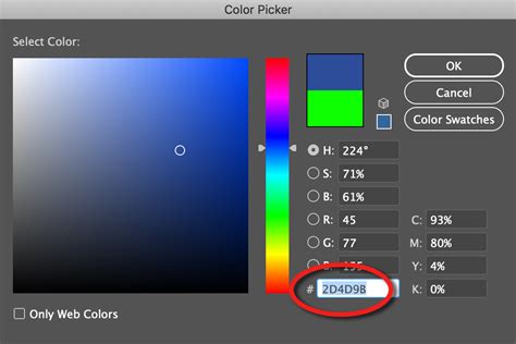 Solved: Re: HEX Codes In Color Picker - Adobe Community - 10366482
