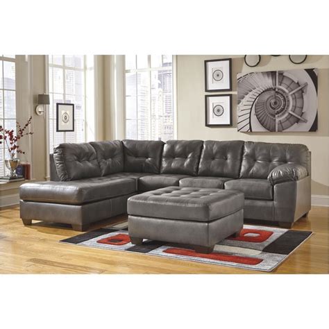 2010267 Ashley Furniture Alliston Durablend - Gray Raf Sofa