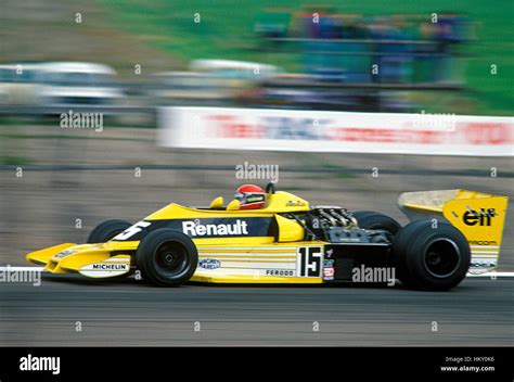 1977 Jean-Pierre Jabouille French Renault RS01 Silverstone British GP dnf GG Stock Photo - Alamy