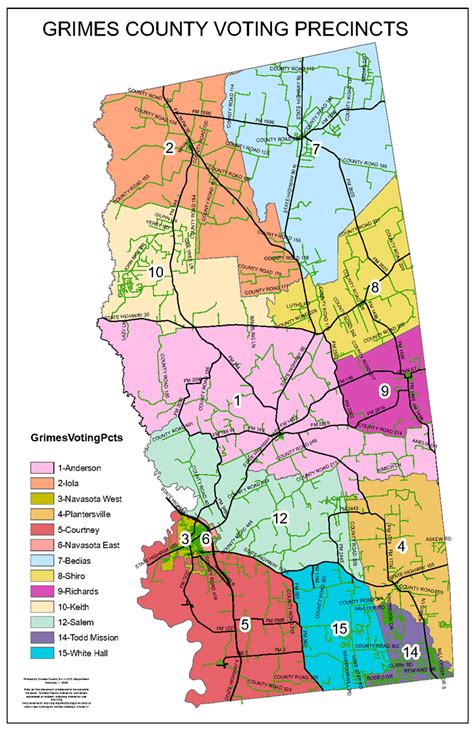 Grimes County Precinct Maps - Grimes County, TX