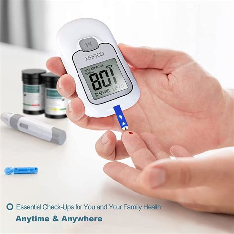 IKZA G-666B Blood Glucose Monitor Kit with 100 Test Strips and Lancets - Portable Diabetes ...