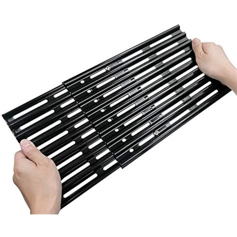 8" Extension Cooking Grate Porcelain Steel Adjustable Replacement BBQ ...