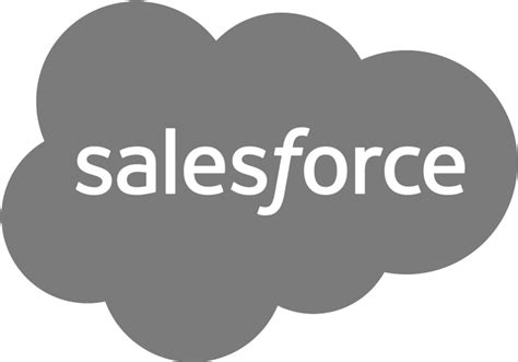 Salesforce Logo - - Salesforce Logo Transparent Grey