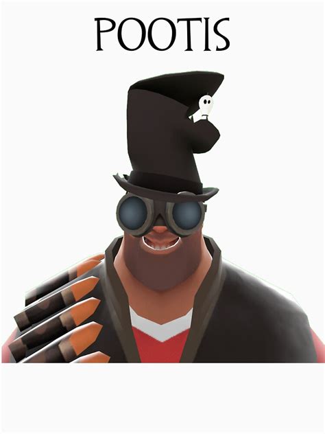 "TF2 Gibus Heavy "Pootis"" T-shirt by Gibuscentral | Redbubble