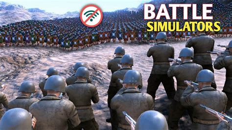 Top 10 Battle Simulator Games For Android HD OFFLINE - YouTube