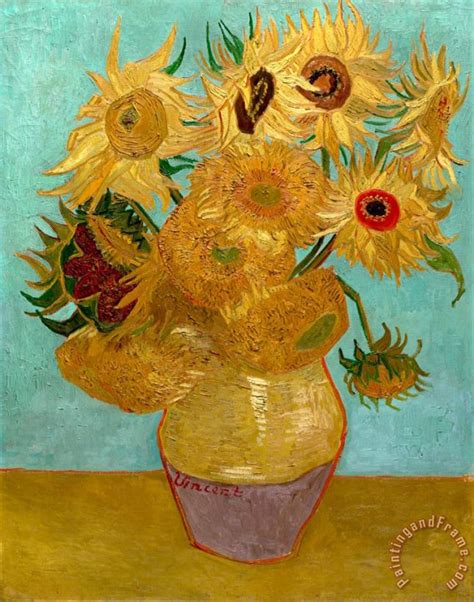 Vincent van Gogh Sunflowers painting - Sunflowers print for sale