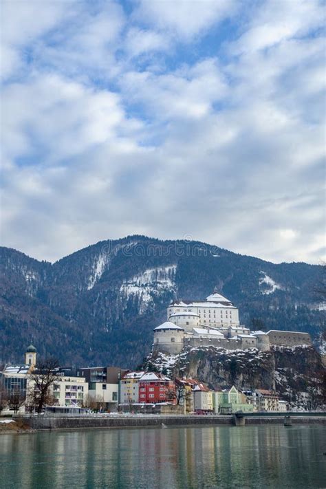 Fortress of Kufstein. stock photo. Image of relax, river - 140677392