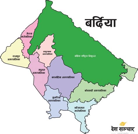 Bardiya District Map