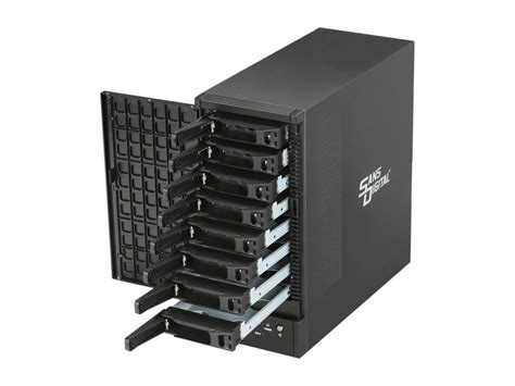 Sans Digital 8-Bay SATA to USB 3.0 JBOD Tower Storage Enclosure TR8U+B ...