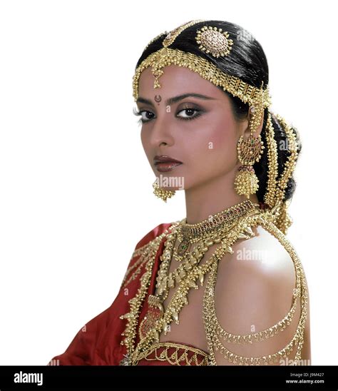 indian bollywood actress, Rekha, mumbai, maharashtra, India, Asia, NOMR Stock Photo - Alamy