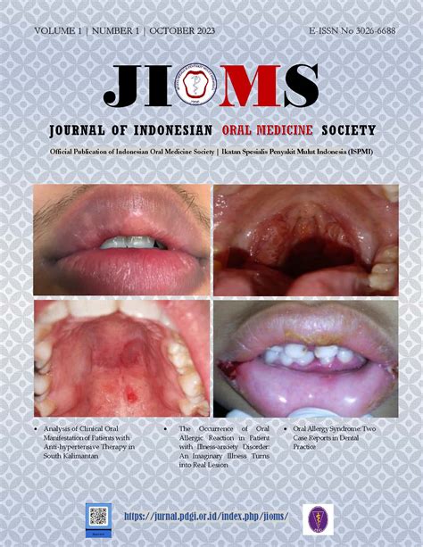 Table of Content | Journal of Indonesian Oral Medicine Society