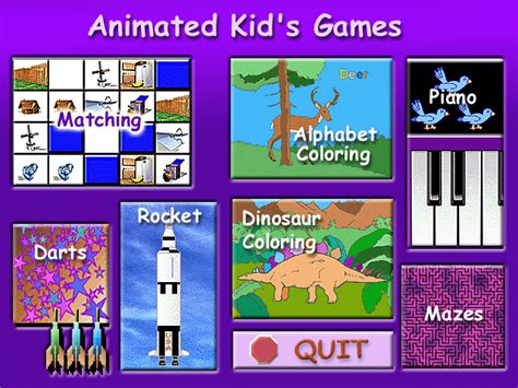 Sreenshot Animated Kids Games 1.0 | Kid Games Matching Mazes Coloring