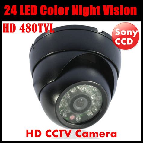 24 LED Color Night Vision Surveillance Dome Camera Indoor HD 480TVL Security CCD IR Surveillance ...