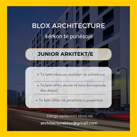 BLOX Architecture - Junior Architect - Pikark