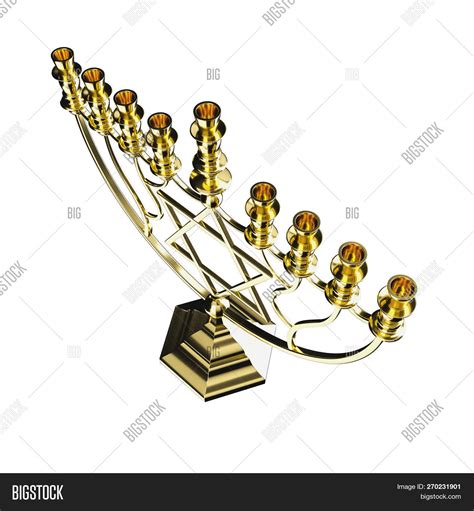 Menorah Hanukkah Lamp Image & Photo (Free Trial) | Bigstock