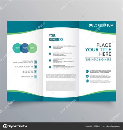 Brochure Template Layout Megazine Cover Design Business Annual Report Flyer Stock Vector Image ...