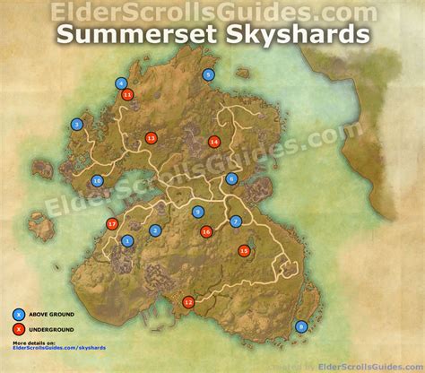 Summerset Skyshards Map | Elder Scrolls Online Guides