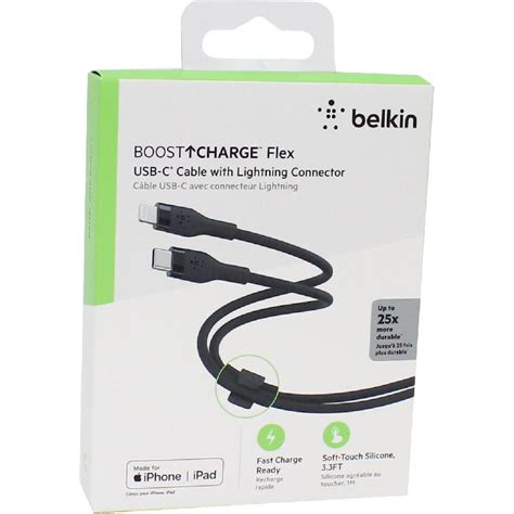 Belkin Boost CHARGE Flex USB-C to Lightning Sync & Charge Cable 1.00 m ...