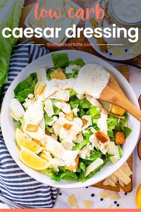 Keto Caesar Dressing Recipe | That Low Carb Life