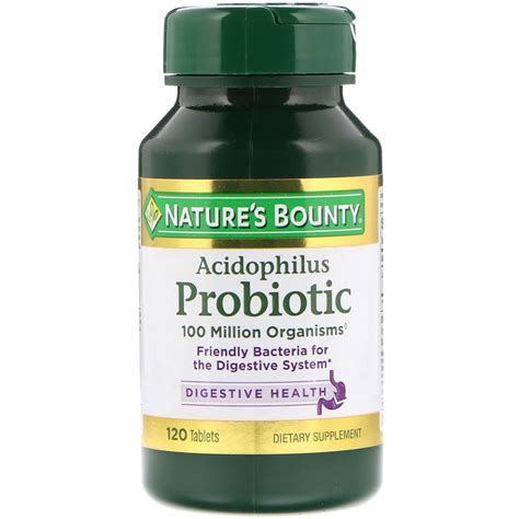 Nature's Bounty, Acidophilus Probiotic, 120 Tablets | By iHerb