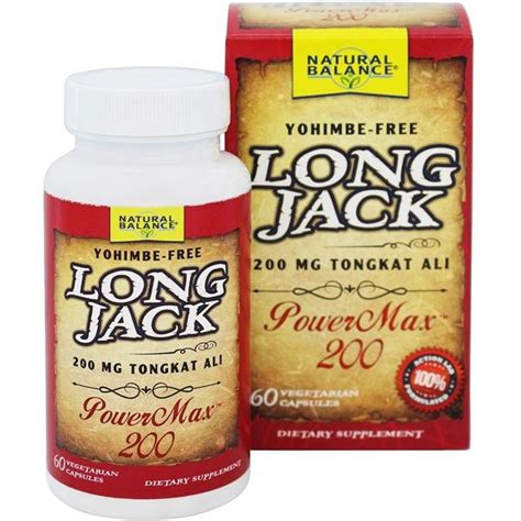 Natural Balance Long Jack PowerMax 200 - 60 Capsules