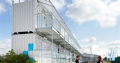 Snoozebox is a portable hotel made from shipping containers