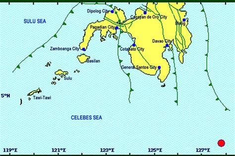 Twin quakes hit off Davao Oriental, Davao Occidental | ABS-CBN News