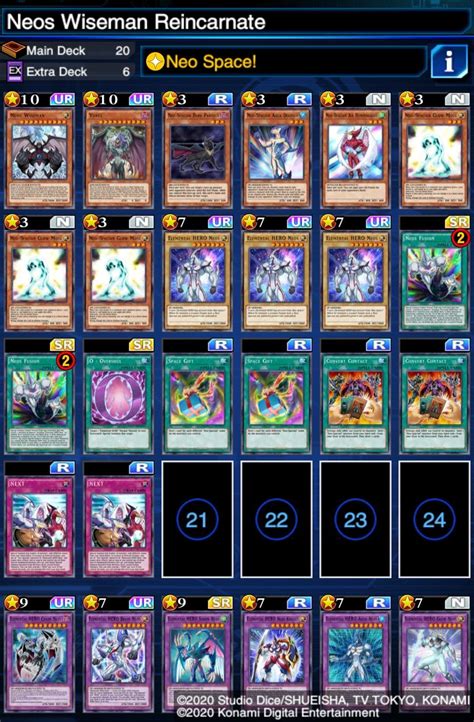 Guys I need some help with my Neo Spacean deck...the idea was to have ...